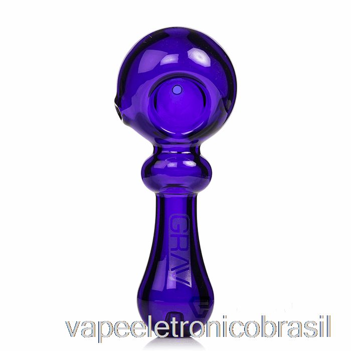 Vape Recarregável Grav Bauble Colher Azul Cobalto